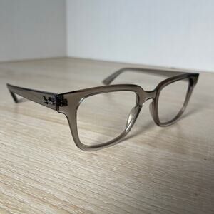 Ray Ban RB4323 6449/71 Eyeglasses Gray Translucent FRAMES ONLY 51-20-150 Italy
